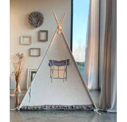 Jauki tipi palapinė su kilimėliu