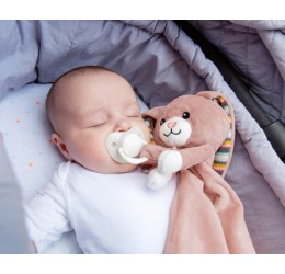 Švelnus pliušinis žaisliukas - migdukas „Zuikutė Bekė“