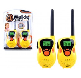 Geltonos trumpųjų bangų racijos „Walkie talkie“ (20 m)