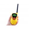 Geltonos trumpųjų bangų racijos „Walkie talkie“ (20 m)