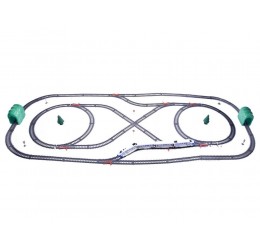 Įspūdingas RC elektrinis traukinys 900 cm