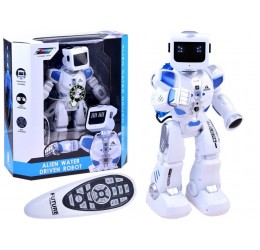 Interaktyvus su vandeniu veikiantis robotas