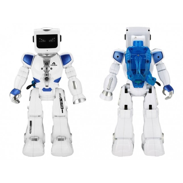 Interaktyvus su vandeniu veikiantis robotas