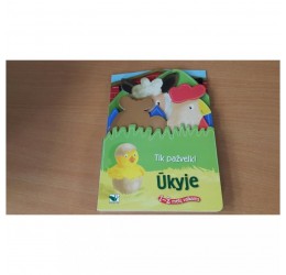 Edukacinė knygutė vaikams „Ūkyje“ 1-2m