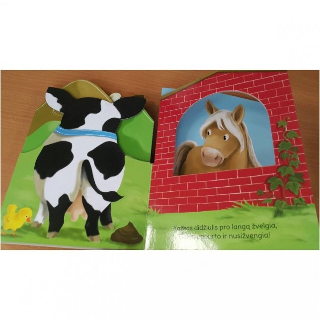 Edukacinė knygutė vaikams „Ūkyje“ 1-2m