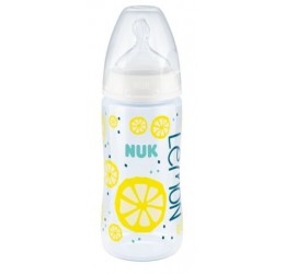 Buteliukas su temperatūros indikatoriumi - "Lemon - grapefruit" / 330 ml - 6-18 mėn+