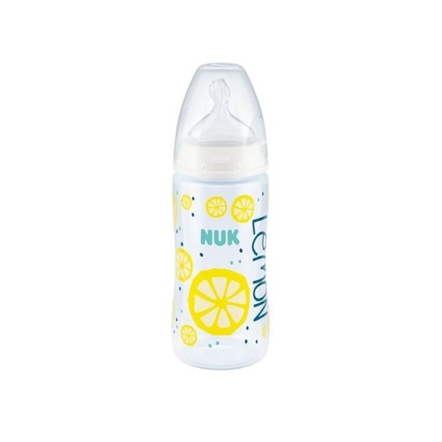 Buteliukas su temperatūros indikatoriumi - "Lemon - grapefruit" / 330 ml - 6-18 mėn+