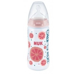 Buteliukas su temperatūros indikatoriumi - "Lemon - grapefruit" / 330 ml - 6-18 mėn+
