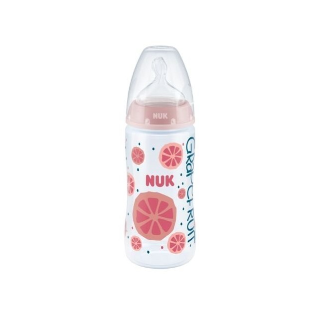 Buteliukas su temperatūros indikatoriumi - "Lemon - grapefruit" / 330 ml - 6-18 mėn+