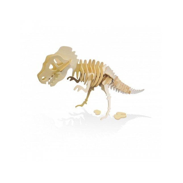 Milžiniška 3D medinė dėlionė „T-Rex“