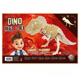 Milžiniška 3D medinė dėlionė „T-Rex“