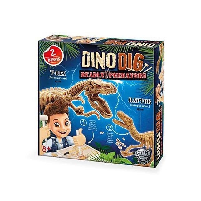 Jaunojo archeologo rinkinys ,,T-Rex & Raptor''