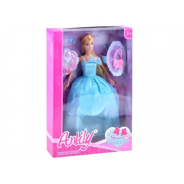 Anily lėlė su baline suknele „Žavioji Princesė“
