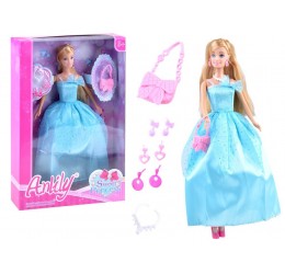 Anily lėlė su baline suknele „Žavioji Princesė“