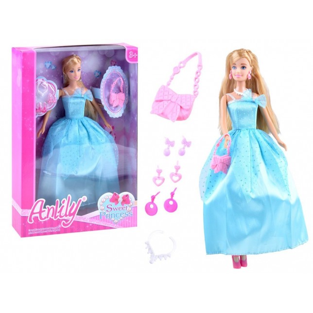 Anily lėlė su baline suknele „Žavioji Princesė“