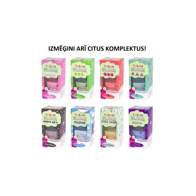 Tuban slime pasigaminimo rinkinys „Braškė“