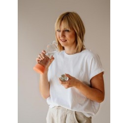 MyEqua stiklinė gertuvė „Peach Tree“ 550ml