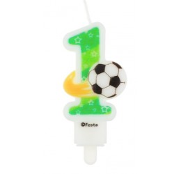 Žalia žvakutė  - "Futbolas" / 7.8 cm
