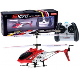 Raudonas RC sraigtasparnis „Syma S107G“