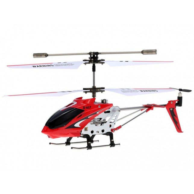 Raudonas RC sraigtasparnis „Syma S107G“