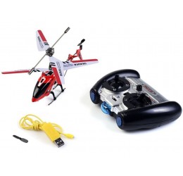 Raudonas RC sraigtasparnis „Syma S107G“