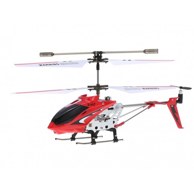 Raudonas RC sraigtasparnis „Syma S107G“