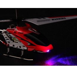 Raudonas RC sraigtasparnis „Syma S107G“