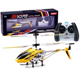 Geltonas RC sraigtasparnis „Syma S107G“