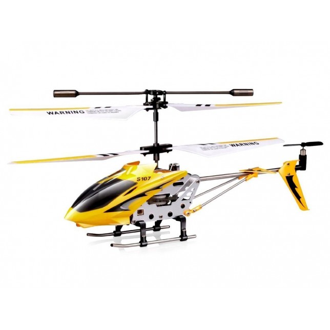 Geltonas RC sraigtasparnis „Syma S107G“
