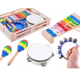 Muzikinių instrumentų rinkinys 4in1 „Muzikuokime“