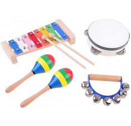 Muzikinių instrumentų rinkinys 4in1 „Muzikuokime“