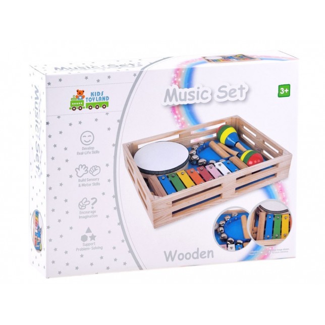 Muzikinių instrumentų rinkinys 4in1 „Muzikuokime“