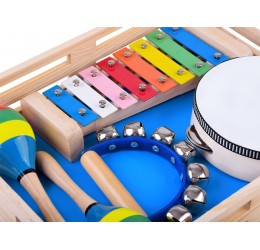 Muzikinių instrumentų rinkinys 4in1 „Muzikuokime“