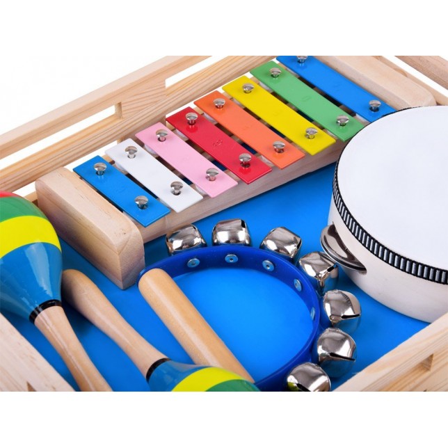 Muzikinių instrumentų rinkinys 4in1 „Muzikuokime“