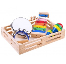 Muzikinių instrumentų rinkinys 4in1 „Muzikuokime“