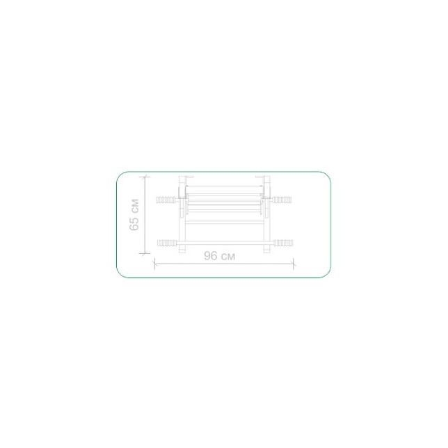 Medinė gimnastikos sienelė STANDART D-7
