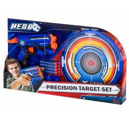 Šautuvas su strėlytėmis ir taikiniu „Hero“