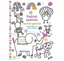 Užduočių knygelė „Pažink spalvas - ūkis“ 3-4m