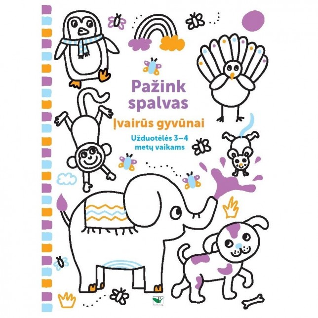 Užduočių knygelė „Pažink spalvas - ūkis“ 3-4m