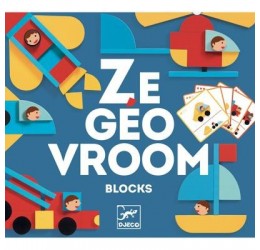 Kūrybinis konstruktoriaus rinkinys "Ze Geo Vroom"