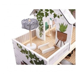 Lulilo medinis lėlių namelis "Boho"