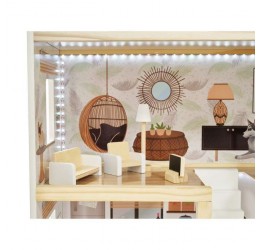 Lulilo medinis lėlių namelis "Boho"