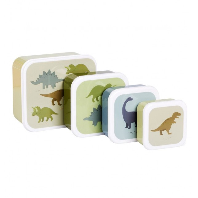 Užkandžių dėžučių rinkinys "Šaunieji Dinozaurai"