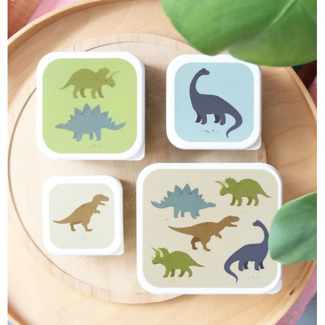 Užkandžių dėžučių rinkinys "Šaunieji Dinozaurai"