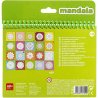 Spalvinimo knygelė su spalvotais pieštukais "Mandalos"