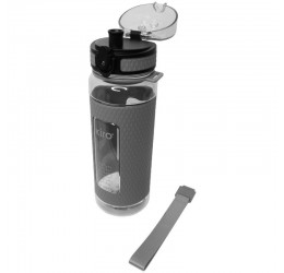 Gertuvė su gumuotu korpusu "Kiro Grey", 700ml.