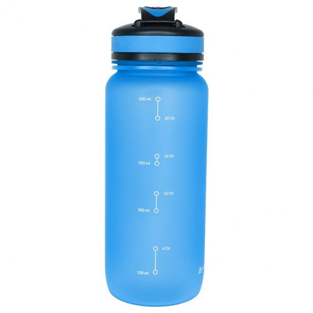 Mėlyna sportinio stiliaus gertuvė "Kiro", 650ml.