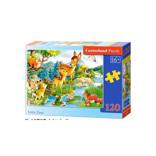 Dėlionė "Elnių šeima" 120 dalių