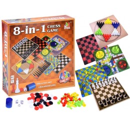 Stalo žaidimų rinkinys 8in1