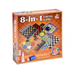Stalo žaidimų rinkinys 8in1